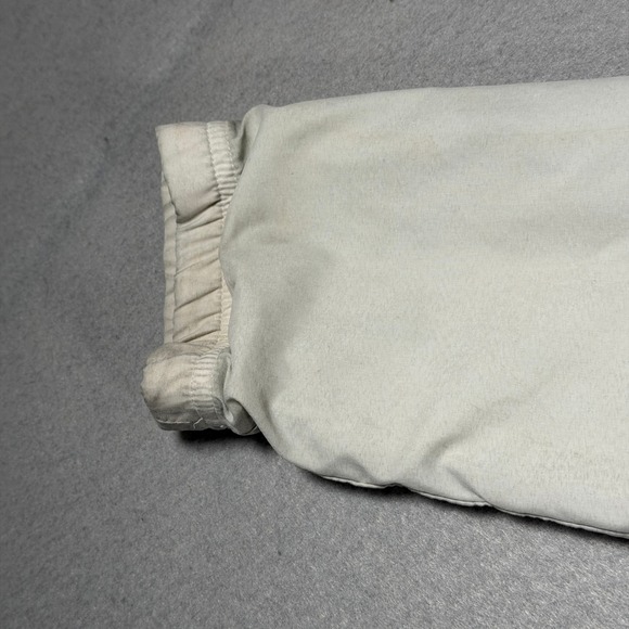 Nike Hooded Windbreaker Jacket White Black Stripe Full Zip Athletic Womens M - Picture 8 of 16